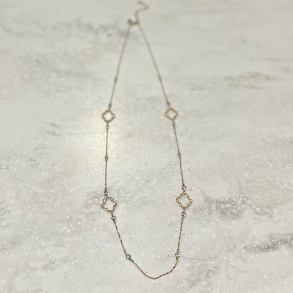 Kate Spade gold scatter necklace